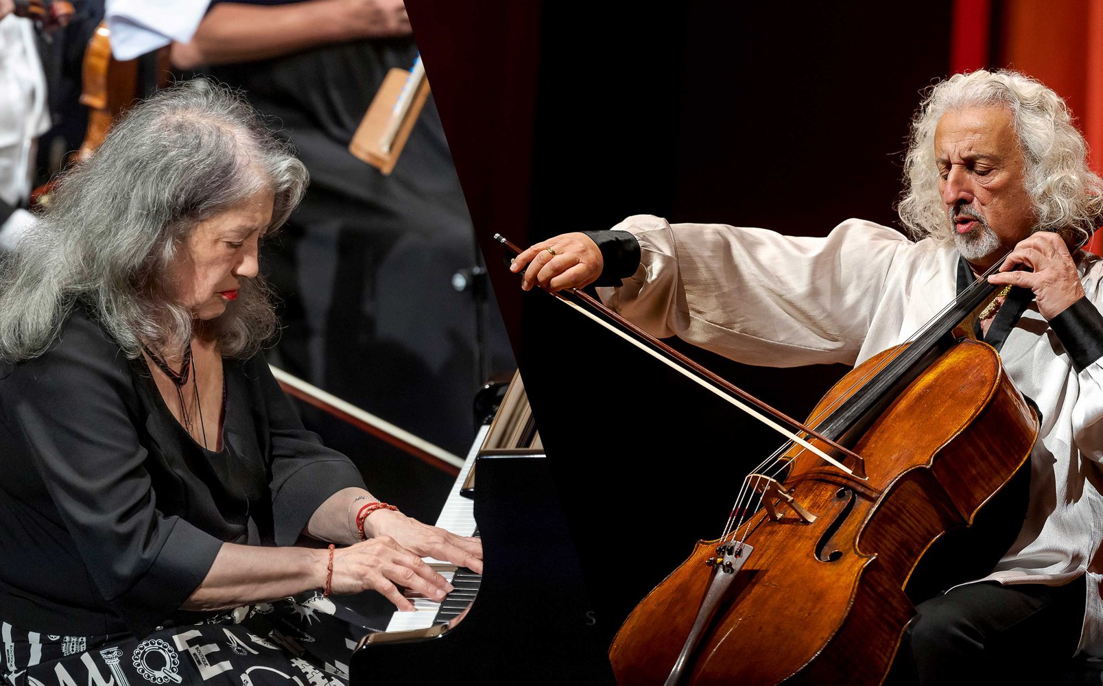 Martha Argerich and Mischa Maisky